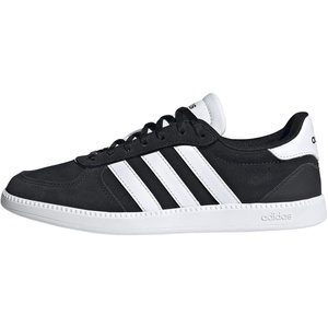 adidas Women’s Breaknet Sleek Sneakers(Black/White/Black)