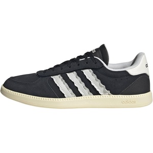 adidas Women’s Breaknet Sleek Sneakers(Black/White/Warm Vanilla)