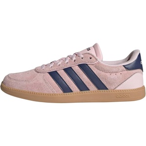 adidas Women’s Breaknet Sleek Sneakers(Clear Pink Dark Blue Gum 3)