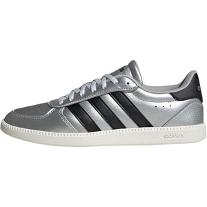 adidas Women’s Breaknet Sleek Sneakers(Matte Silver/Core Black/Off White)