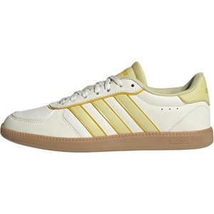 adidas Women’s Breaknet Sleek Sneakers(Off White/Powder Yellow/Utility Yellow)
