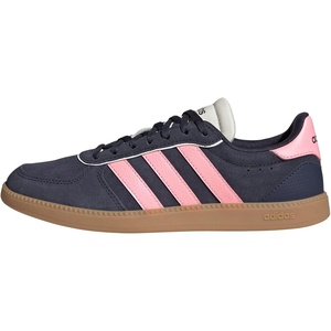 adidas Women’s Breaknet Sleek Sneakers(Shadow Navy/Pink Spark/Off White)