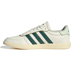 adidas Women’s Breaknet Sleek Sneakers(White/Collegiate Green/Linen Green)