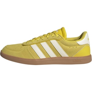 adidas Women’s Breaknet Sleek Sneakers(Yellow/Off White/Gum)