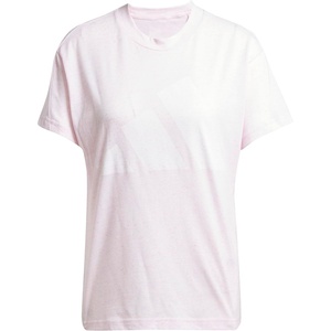 adidas Women’s Essentials Winners T-Shirt(Clear Pink/White)