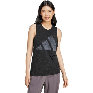 adidas Womens Essentials Winners Tank Top(Black/White)