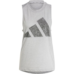 adidas Womens Essentials Winners Tank Top(Solid Grey/Black)