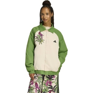 adidas Women’s Farm Rio Premium Jacket(Crew Green/Crystal Linen)
