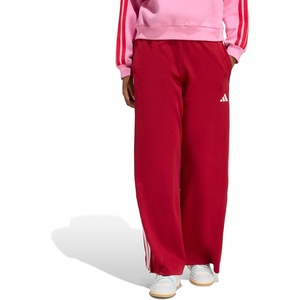 adidas Women’s House of Tiro Wide Leg Pants(Maroon/Clear Pink)
