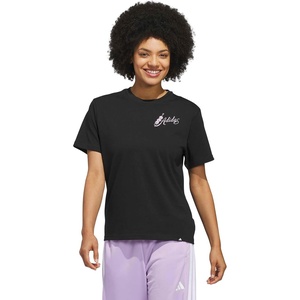 adidas Women’s Mind Bodysuit and Spirit(s) Graphic T-Shirt(Black)