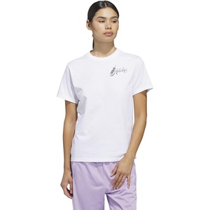 adidas Women’s Mind Bodysuit and Spirit(s) Graphic T-Shirt(White)