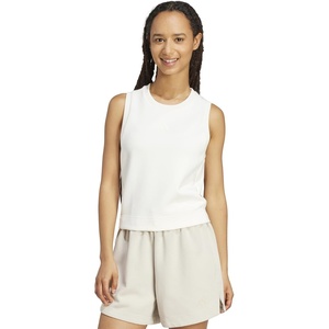adidas Womens Soft Lux Crew Neck Tank Casual – Off White(Off-white)