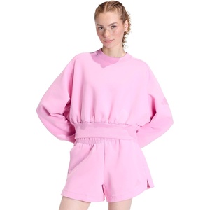 adidas Women’s Soft Lux Loose Sweatshirt(St Tropic Bloom)