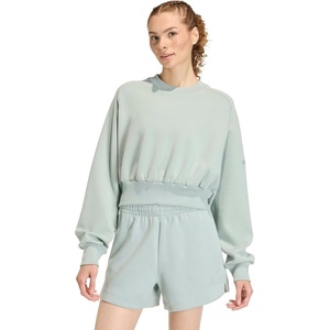 adidas Women’s Soft Lux Loose Sweatshirt(Wonder Sage)