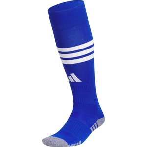 adidas unisex 3-stripe Hoop Soccer Socks (1-pair) With Arch Compression for a Secure Fit(Royal Blue 2/White)