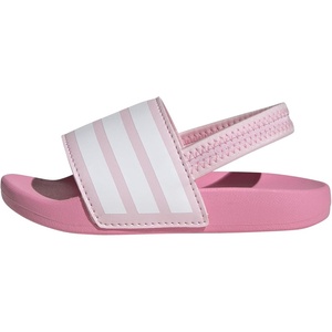 adidas unisex-baby Adilette Estrap(Clear Pink/White/Bliss Pink)