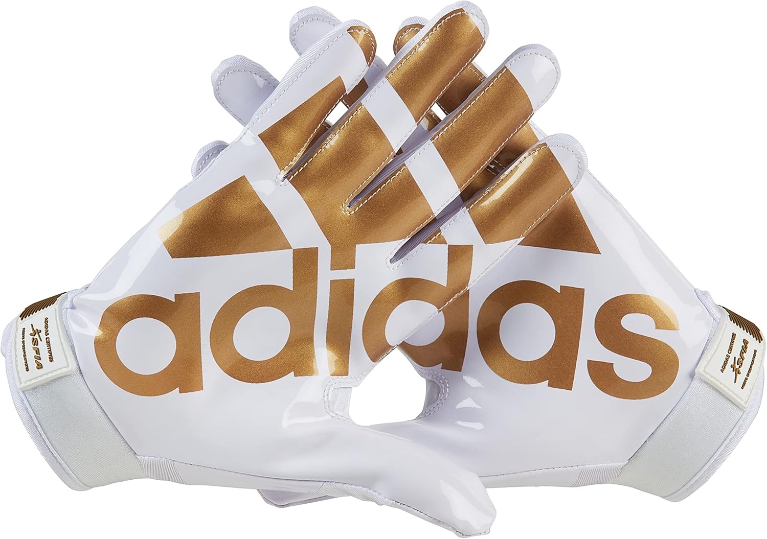 image:imageAdidas ADIFAST 30 Adult Football Receiver GloveWhiteMetallic Gold