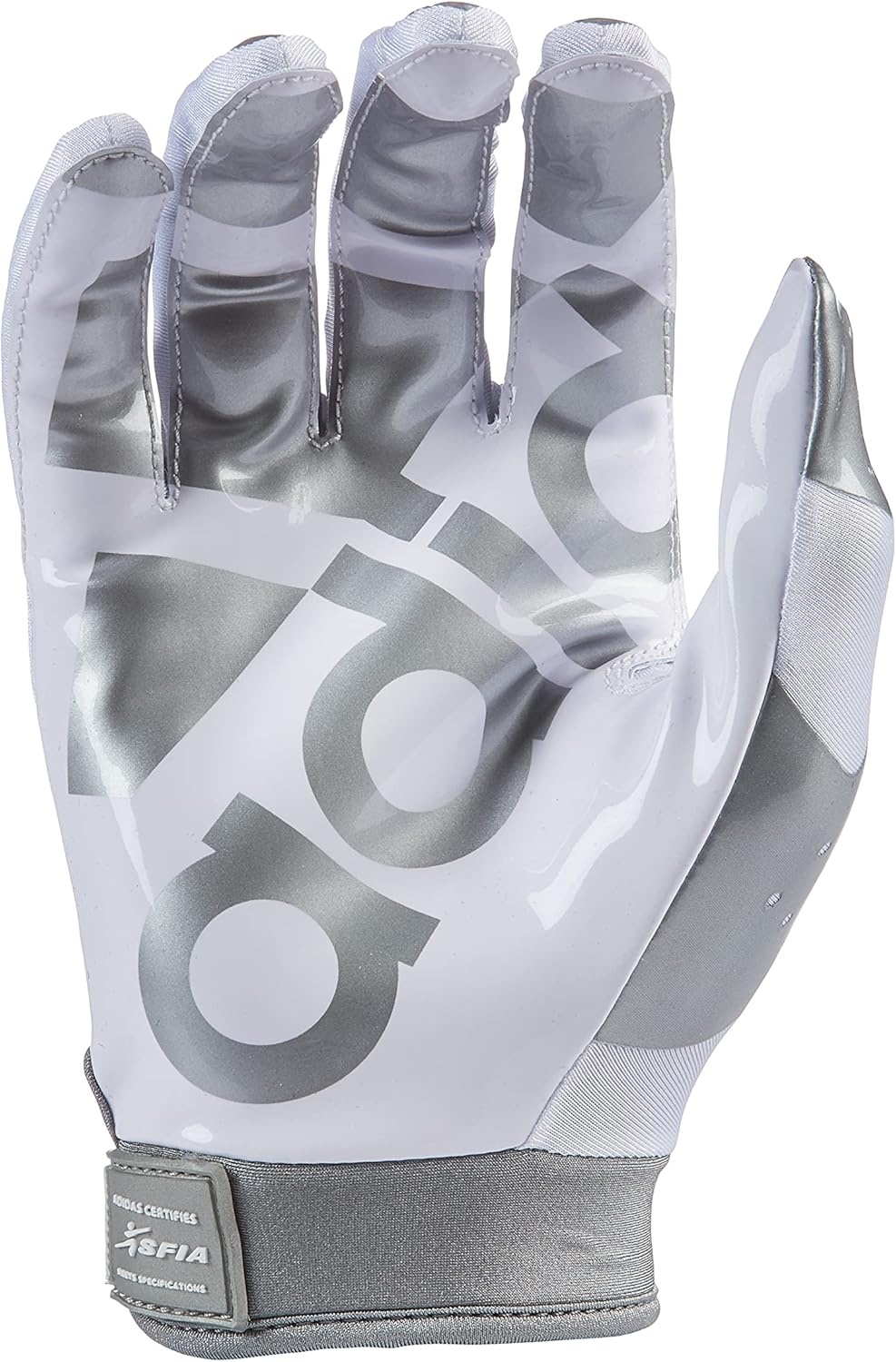 image:imageAdidas ADIFAST 30 Adult Football Receiver GloveWhiteSilver