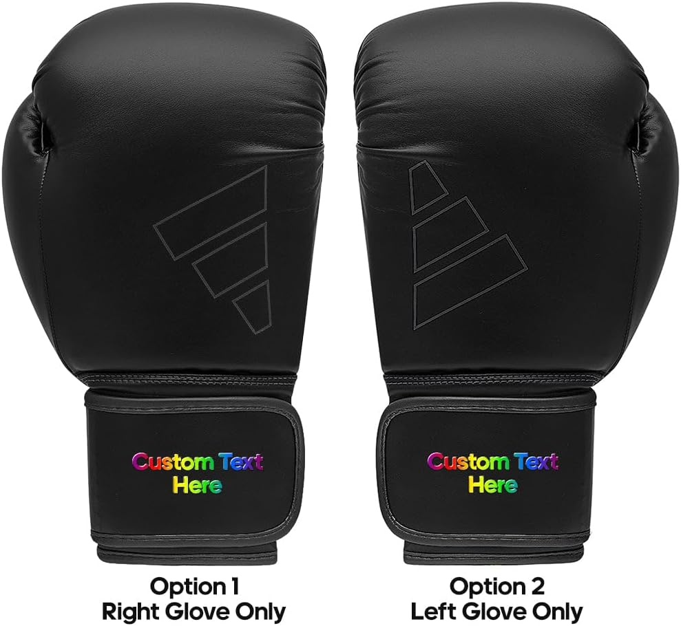 image:imageAdidas Custom Boxing Gloves Hybrid 80 for Boxing Kickboxing MMA Bag Training amp Fitness Custom Boxing Gloves for Gifts SouvenirsBlack Black