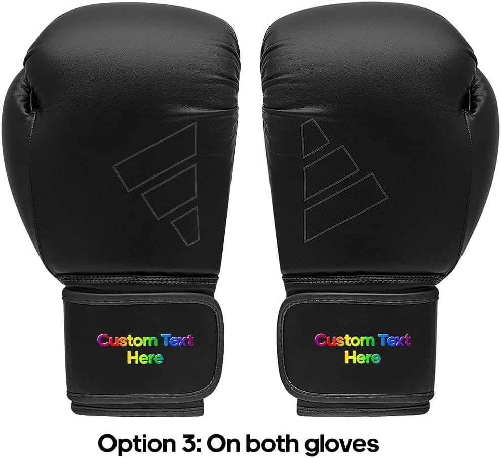 image:imageAdidas Custom Boxing Gloves Hybrid 80 for Boxing Kickboxing MMA Bag Training amp Fitness Custom Boxing Gloves for Gifts SouvenirsBlack Black