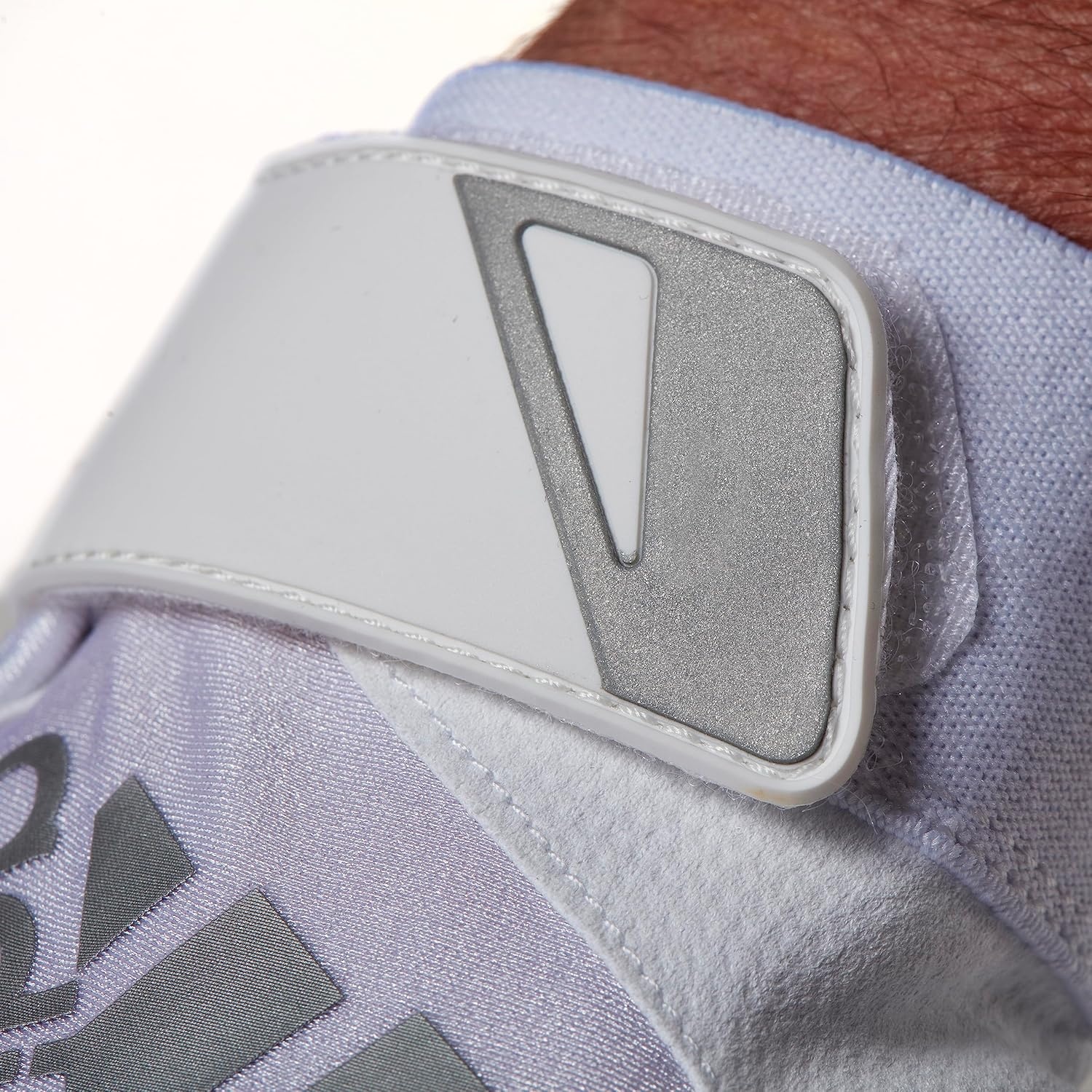 image:imageAdidas Diamond King 30 Leather Batting GloveWhiteSilver