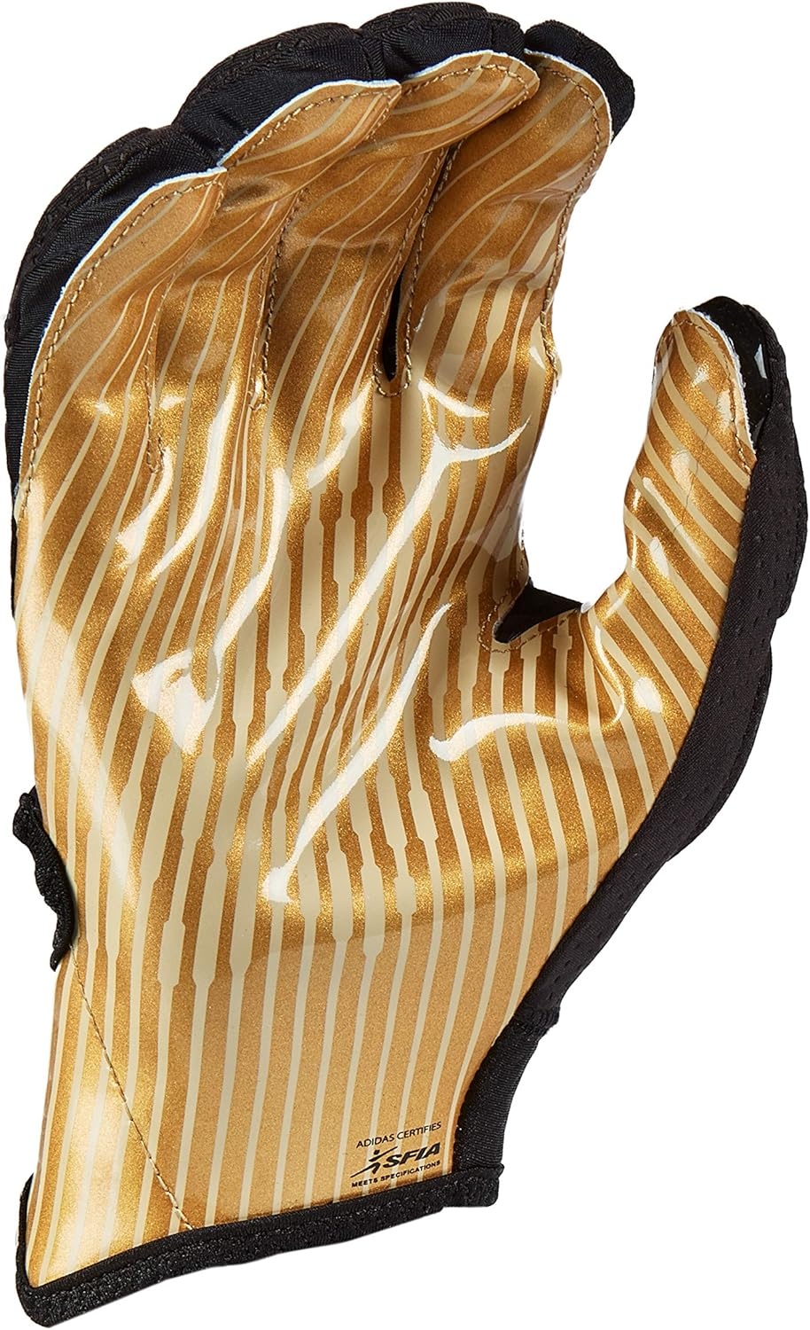 image:imageAdidas Freak 50 Padded Adult Football Receiver GloveBlackMetallic Gold