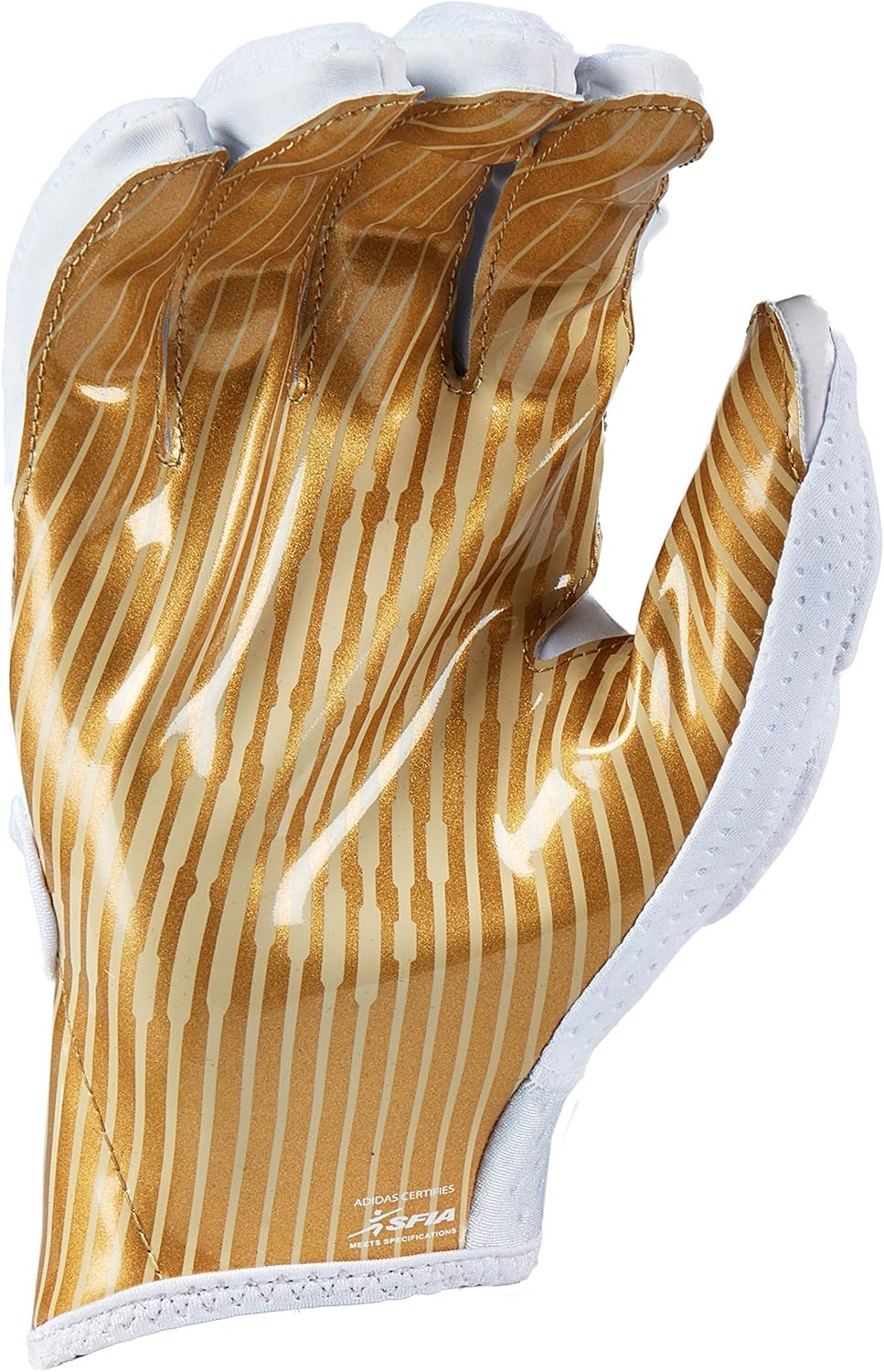 image:imageAdidas Freak 50 Padded Adult Football Receiver GloveWhiteMetallic Gold