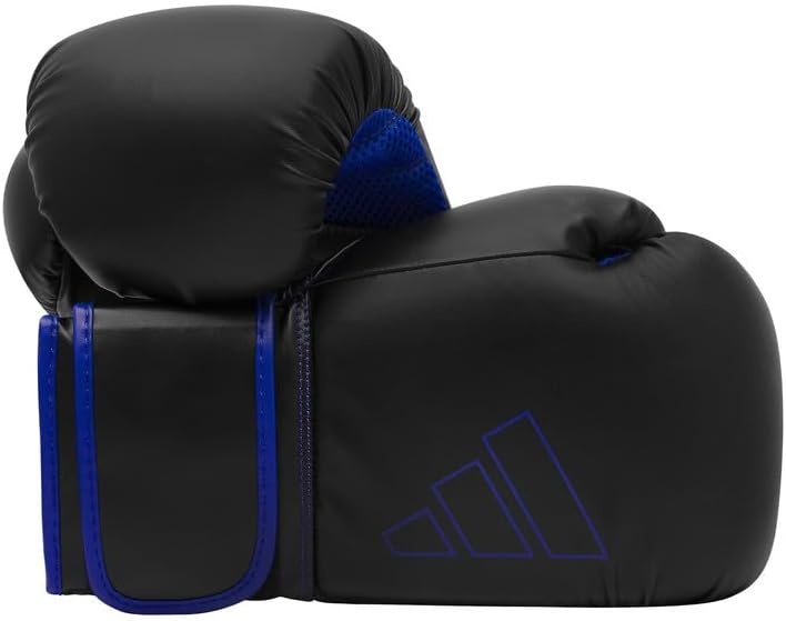image:imageAdidas Hybrid 80 Boxing Gloves Adult Boxing Gloves for Men amp Women Heavy Bag Gloves Kickboxing Gloves for Women MMA Sparring Gloves Punching Bag Gloves for MenBlackBlue
