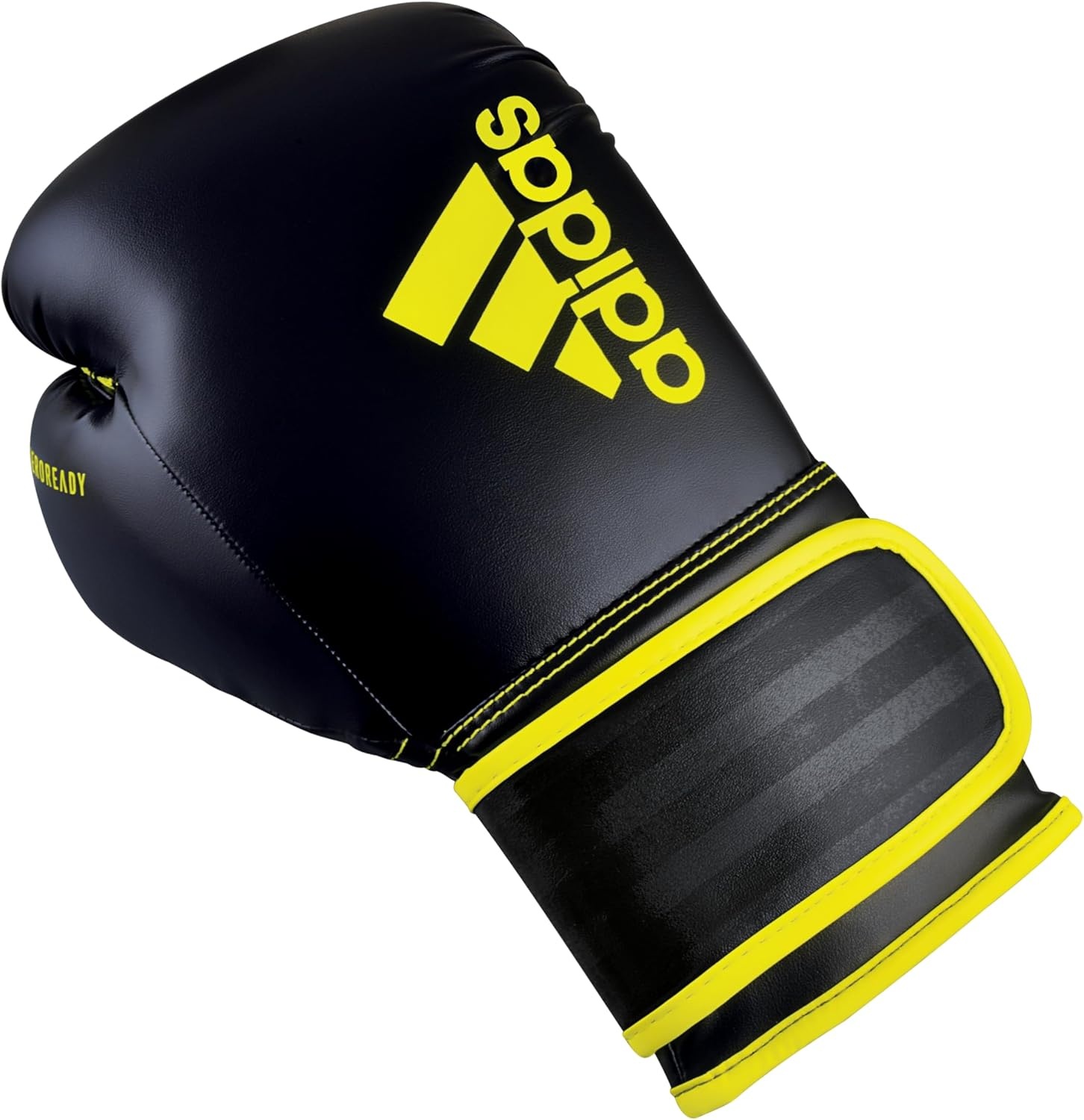 image:imageAdidas Hybrid 80 Boxing Gloves Adult Boxing Gloves for Men amp Women Heavy Bag Gloves Kickboxing Gloves for Women MMA Sparring Gloves Punching Bag Gloves for MenBlackYellow