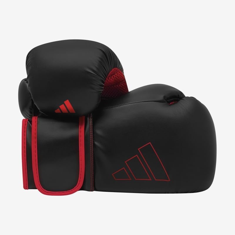 image:imageAdidas Hybrid 80 Boxing Gloves Adult Boxing Gloves for Men amp Women Heavy Bag Gloves Kickboxing Gloves for Women MMA Sparring Gloves Punching Bag Gloves for MenBlackRED