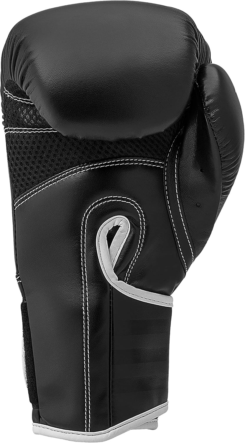 image:imageAdidas Hybrid 80 Boxing Gloves Adult Boxing Gloves for Men amp Women Heavy Bag Gloves Kickboxing Gloves for Women MMA Sparring Gloves Punching Bag Gloves for MenBlackWhite