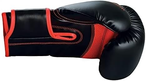 image:imageAdidas Hybrid 80 Boxing Gloves Adult Boxing Gloves for Men amp Women Heavy Bag Gloves Kickboxing Gloves for Women MMA Sparring Gloves Punching Bag Gloves for MenBlackRED
