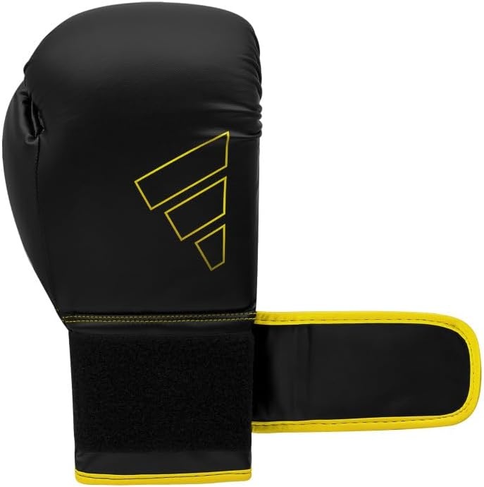 image:imageAdidas Hybrid 80 Boxing Gloves Adult Boxing Gloves for Men amp Women Heavy Bag Gloves Kickboxing Gloves for Women MMA Sparring Gloves Punching Bag Gloves for MenBlackYellow