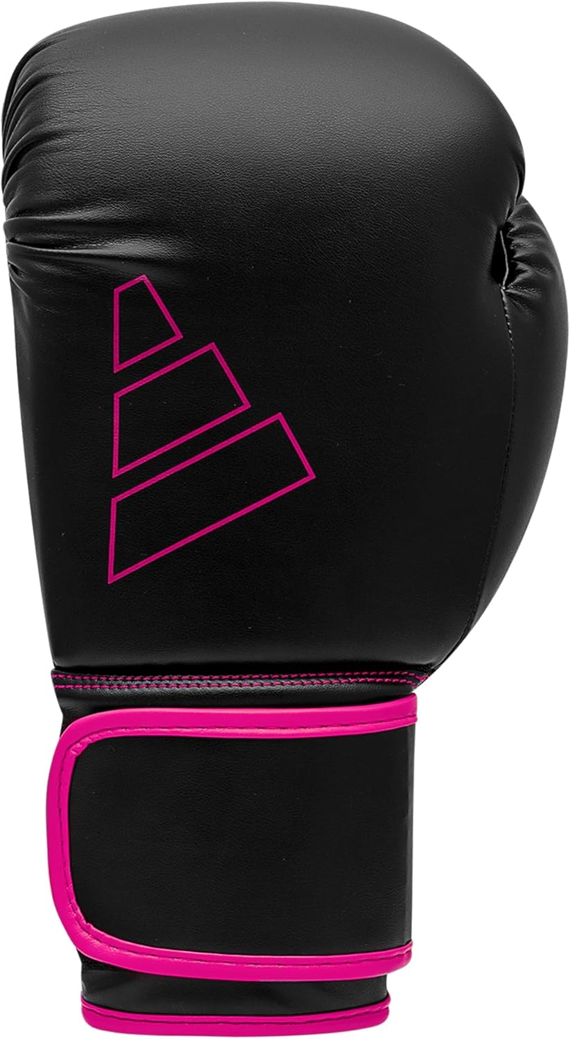 image:imageAdidas Hybrid 80 Boxing Gloves Adult Boxing Gloves for Men amp Women Heavy Bag Gloves Kickboxing Gloves for Women MMA Sparring Gloves Punching Bag Gloves for MenBlackShock Pink