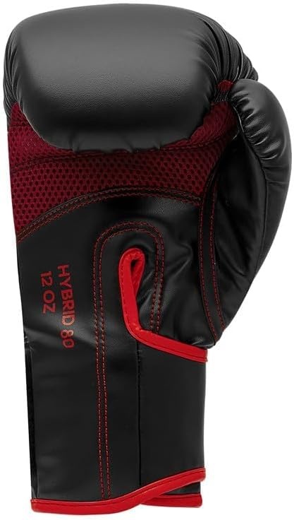 image:imageAdidas Hybrid 80 Boxing Gloves Adult Boxing Gloves for Men amp Women Heavy Bag Gloves Kickboxing Gloves for Women MMA Sparring Gloves Punching Bag Gloves for MenBlackRED