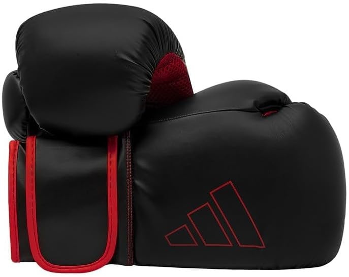 image:imageAdidas Hybrid 80 Boxing Gloves Adult Boxing Gloves for Men amp Women Heavy Bag Gloves Kickboxing Gloves for Women MMA Sparring Gloves Punching Bag Gloves for MenBlackRED