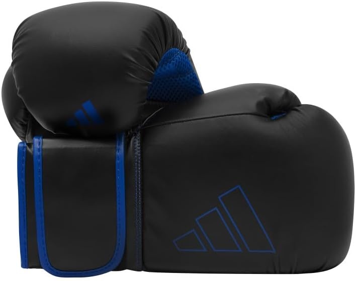 image:imageAdidas Hybrid 80 Boxing Gloves Adult Boxing Gloves for Men amp Women Heavy Bag Gloves Kickboxing Gloves for Women MMA Sparring Gloves Punching Bag Gloves for MenBlackBlue