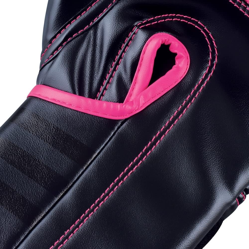 image:imageAdidas Hybrid 80 Boxing Gloves Adult Boxing Gloves for Men amp Women Heavy Bag Gloves Kickboxing Gloves for Women MMA Sparring Gloves Punching Bag Gloves for MenBlackShock Pink