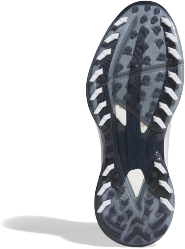 image:imageAdidas Mens Adizero Zg Spikeless Golf ShoesFootwear WhiteCollegiate NavyZero Metallic