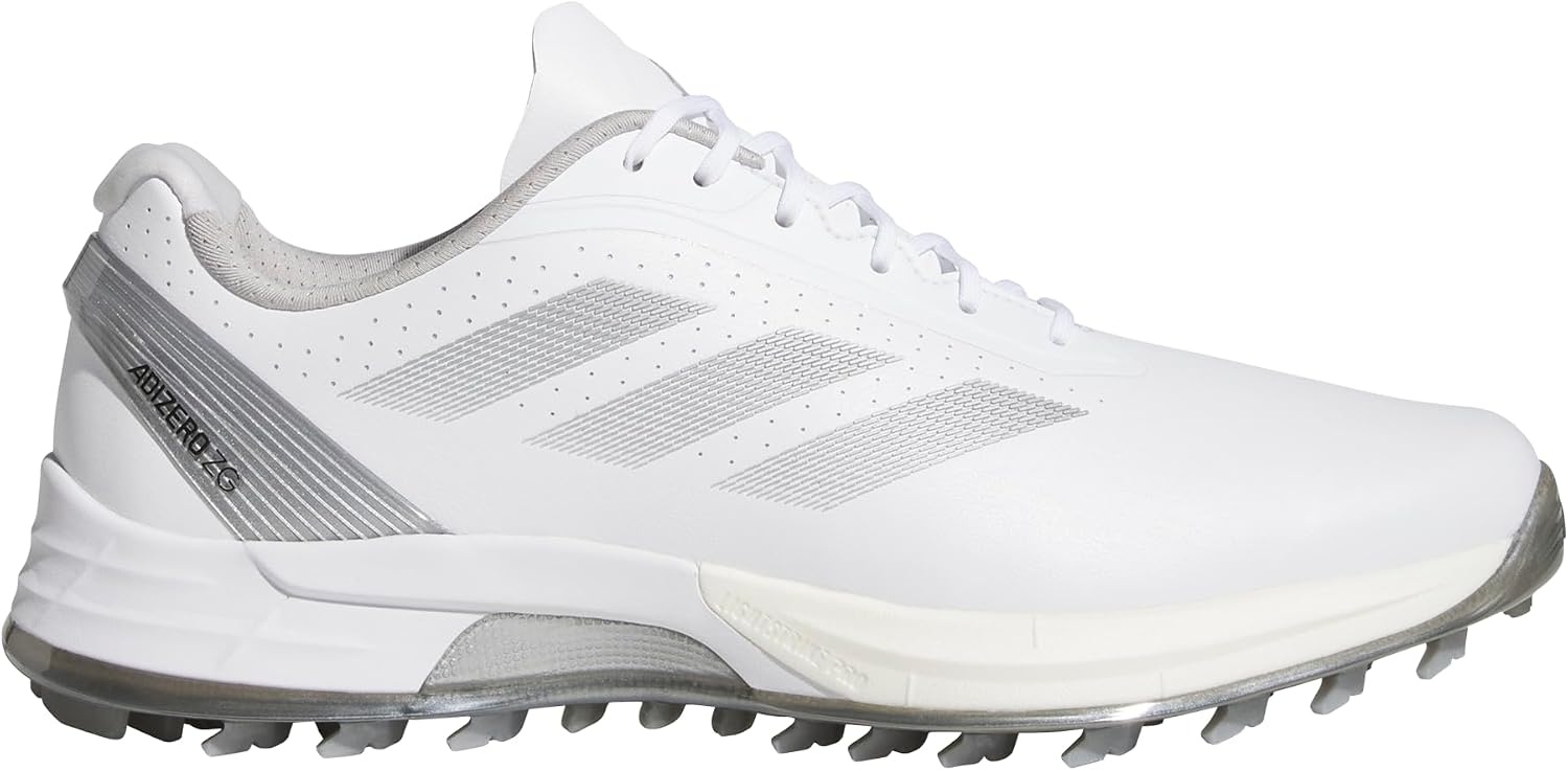 image:imageAdidas Mens Adizero Zg Spikeless Golf ShoesFootwear WhiteGrey ThreeSilver Metallic