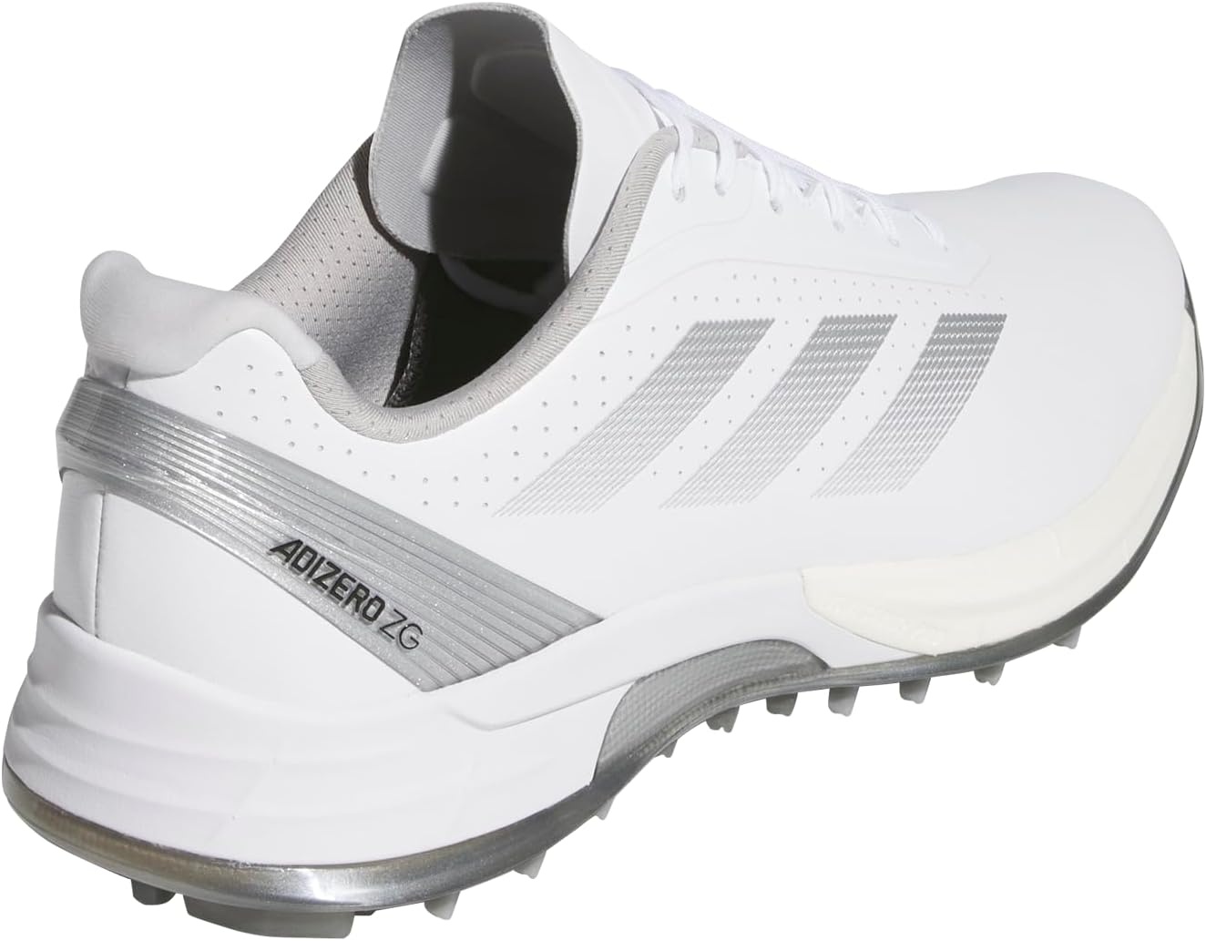 image:imageAdidas Mens Adizero Zg Spikeless Golf ShoesFootwear WhiteGrey ThreeSilver Metallic