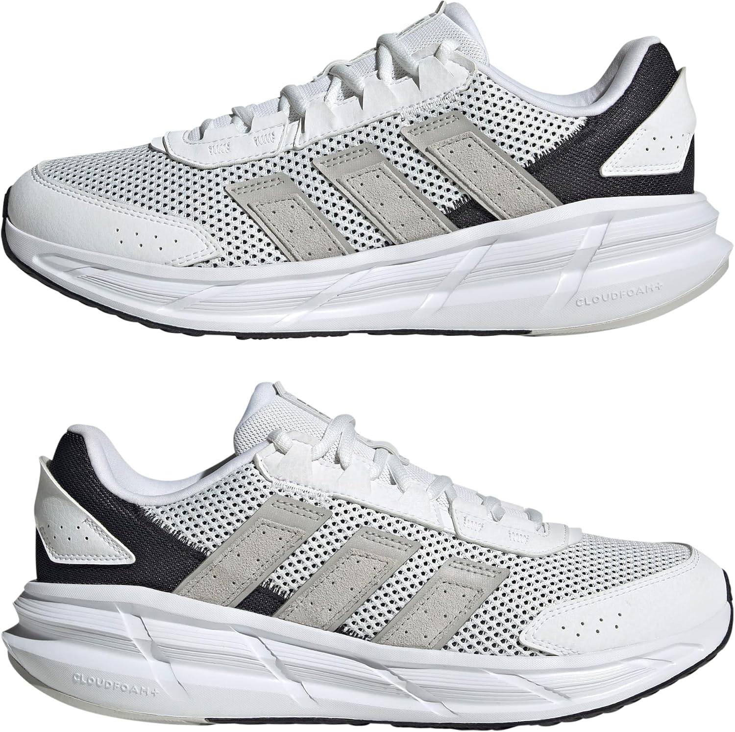 image:imageAdidas Mens AstrastarWhiteGreyBlack