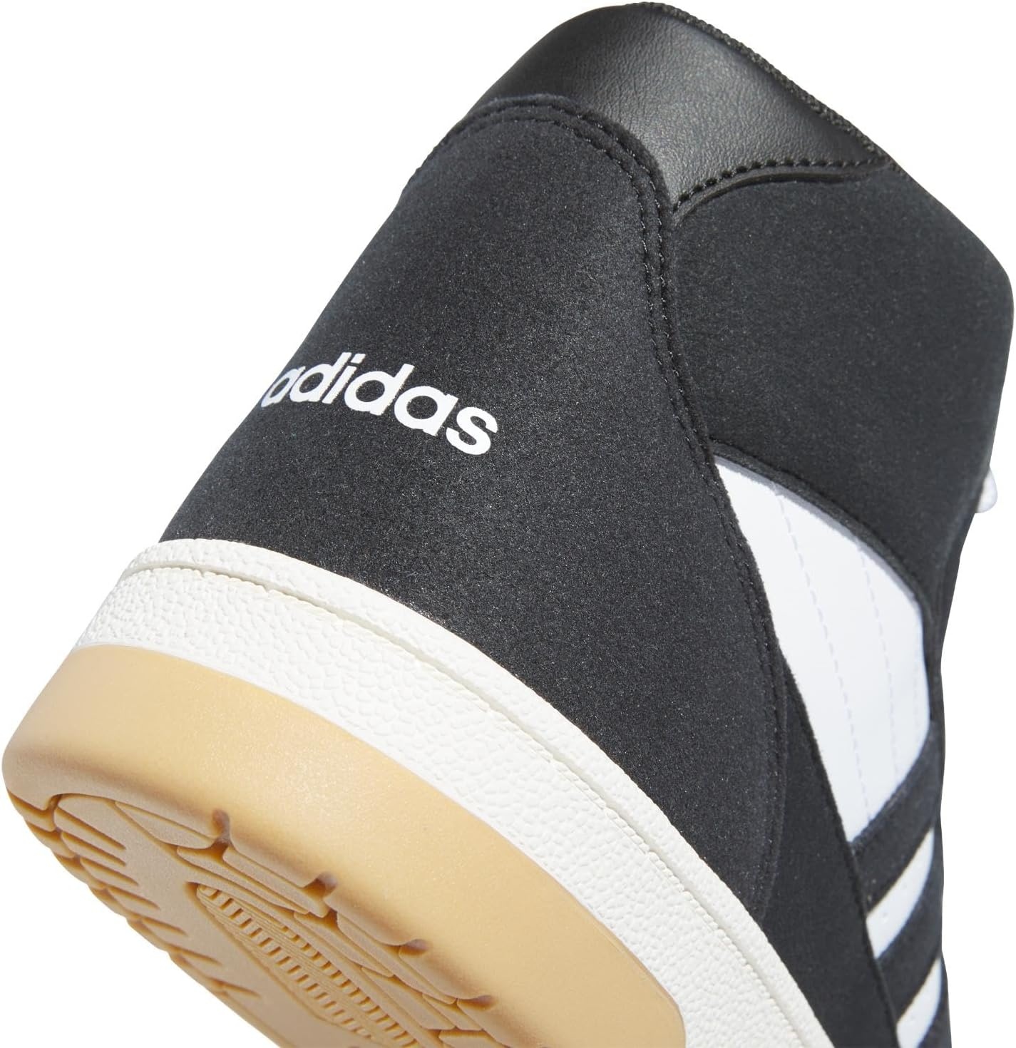 image:imageAdidas Mens Turnaround Mid Top BasketballBlackBlackCloud White