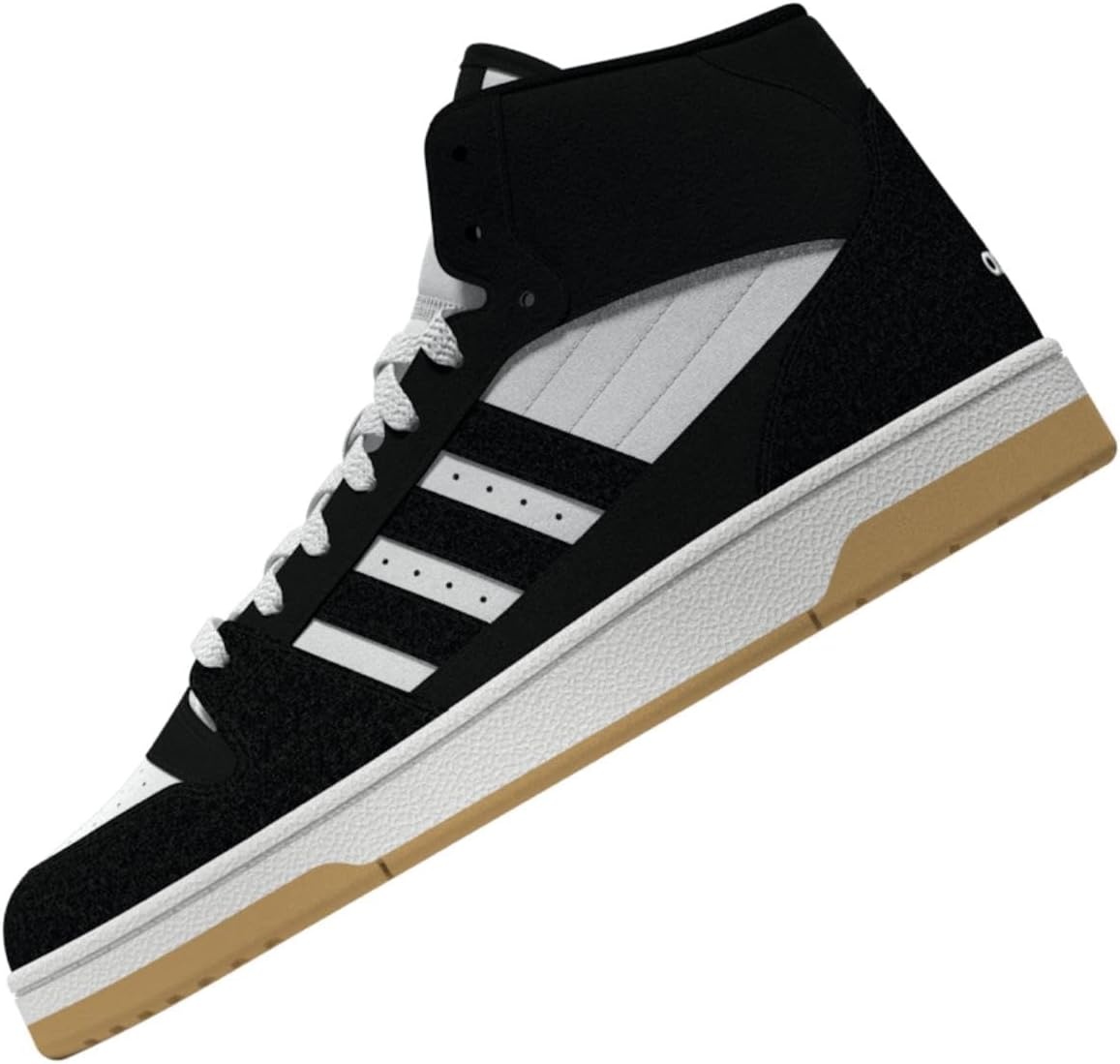 image:imageAdidas Mens Turnaround Mid Top BasketballBlackBlackCloud White