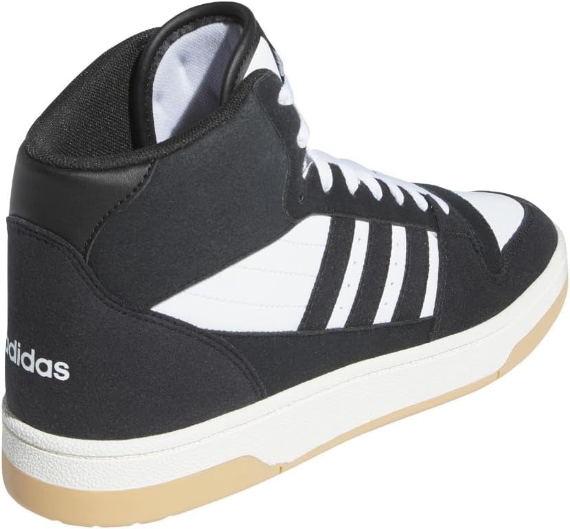 image:imageAdidas Mens Turnaround Mid Top BasketballBlackBlackCloud White