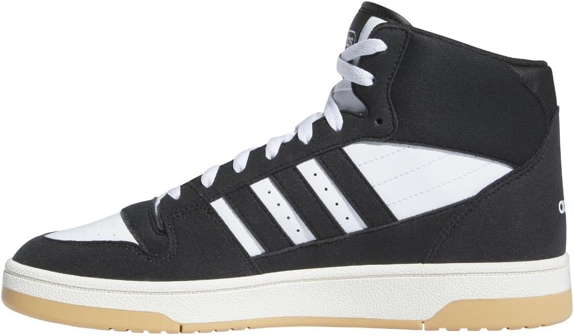 image:imageAdidas Mens Turnaround Mid Top BasketballBlackBlackCloud White
