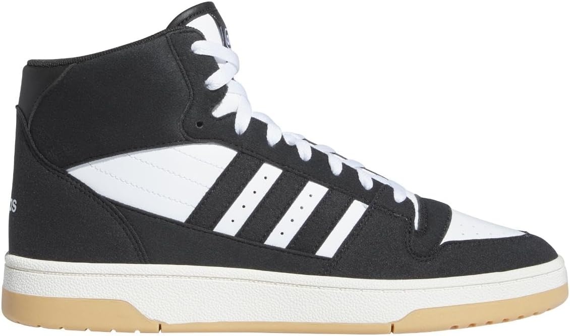 image:imageAdidas Mens Turnaround Mid Top BasketballBlackBlackCloud White