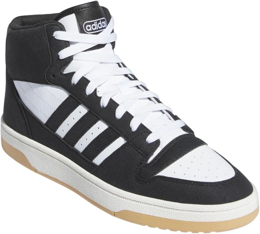 image:imageAdidas Mens Turnaround Mid Top BasketballBlackBlackCloud White