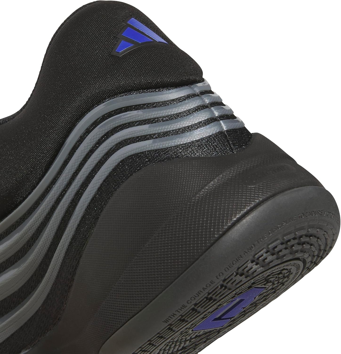 image:imageAdidas UnisexAdult Dame X BasketballBlackIron MetallicLucid Blue