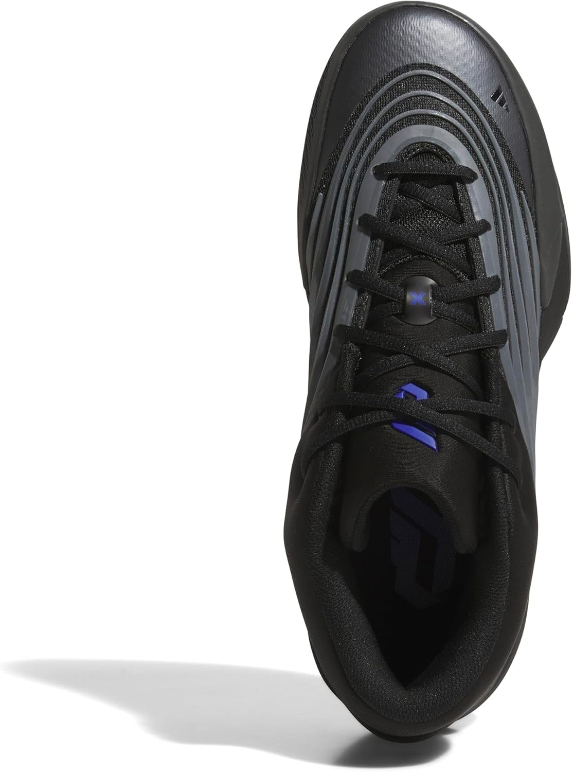 image:imageAdidas UnisexAdult Dame X BasketballBlackIron MetallicLucid Blue
